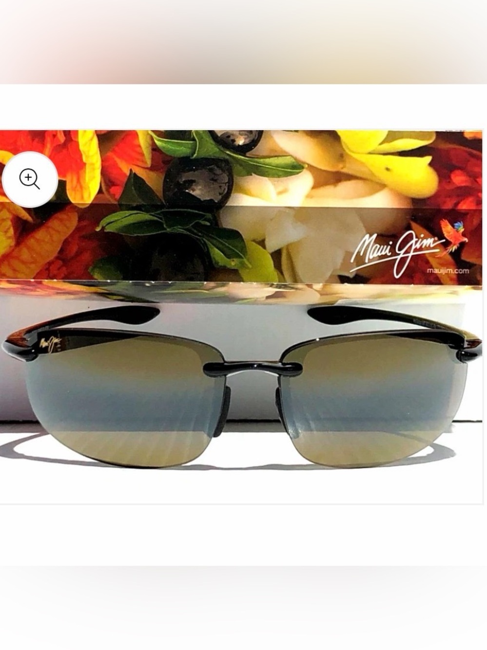 NEVER WORN Maui Jim HOOKIPA Readers and case